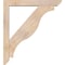 Ekena Millwork Funston Slat Smooth Bracket w/ Offset Brace, Douglas Fir, 5 1/2"W x 36"D x 40"H BKT0604X36X40FST06SDF - alternate 4